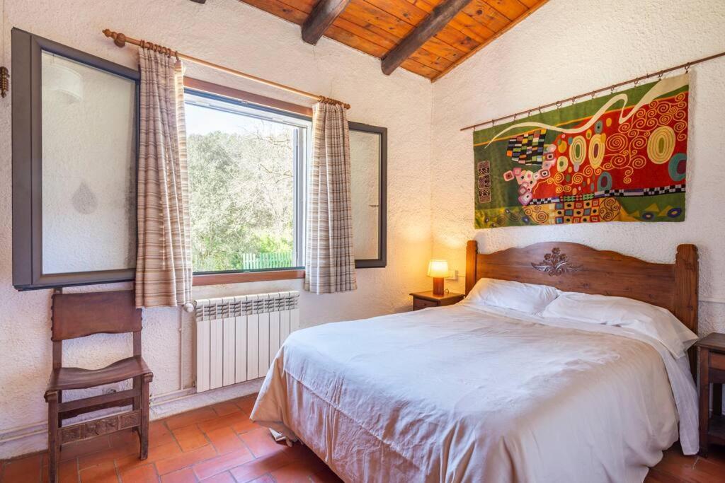 Casa Con Piscina Cerca De Girona Villa Bagian luar foto