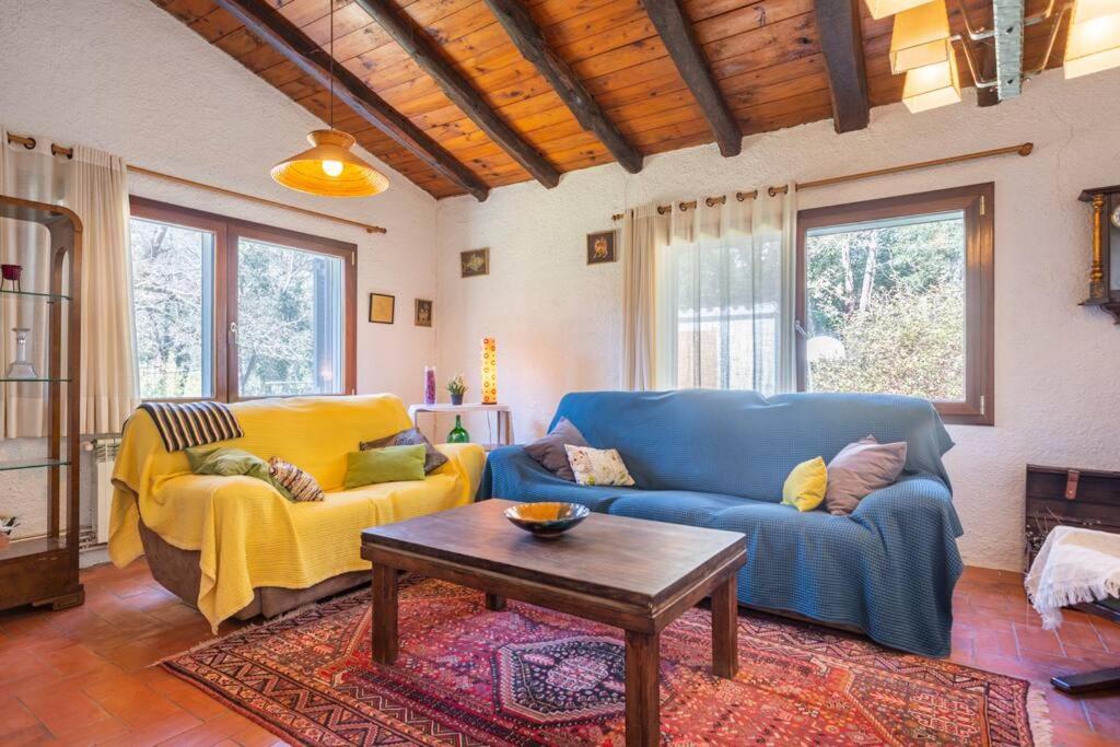 Casa Con Piscina Cerca De Girona Villa Bagian luar foto