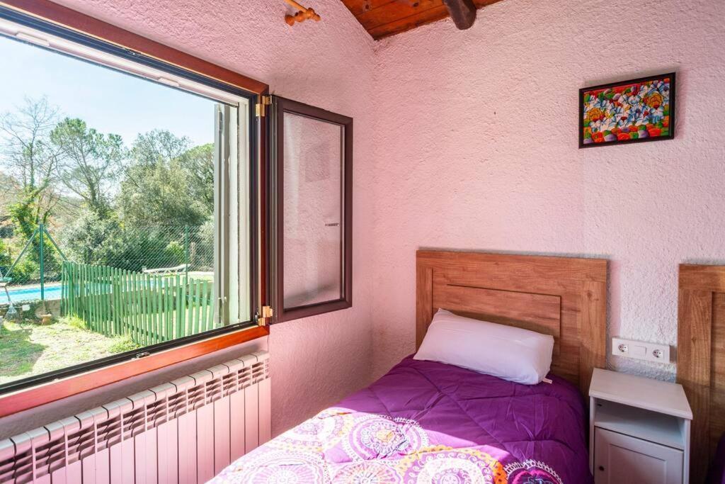 Casa Con Piscina Cerca De Girona Villa Bagian luar foto